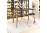 101890 Deus Counter Table Black