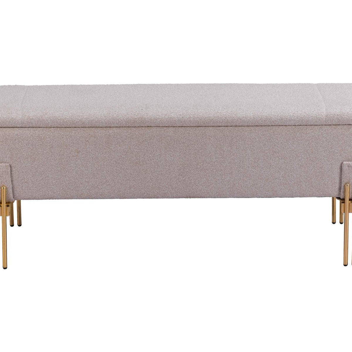 110082 Lebreton Storage Bench Oatmeal Beige