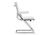 215211 Lider Plus Conference Chair (Set Of 2) White
