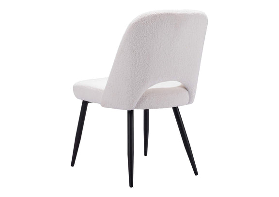 109325 Teddy Dining Chair (Set Of 2) Ivory