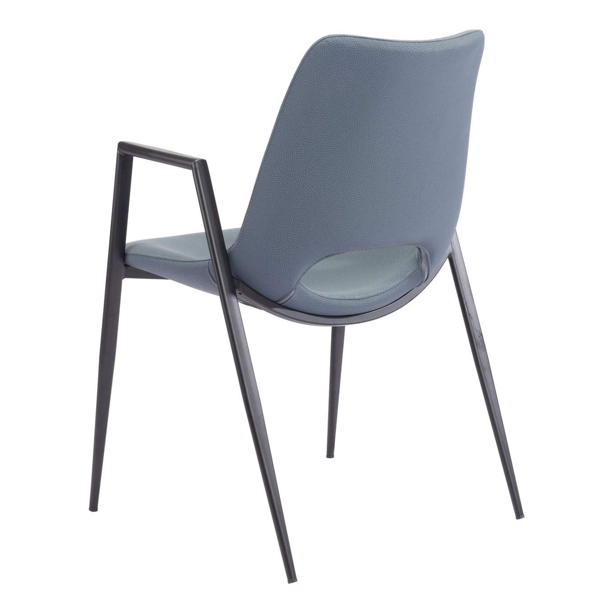 109536 Desi Dining Chair (Set Of 2) Azure Gray