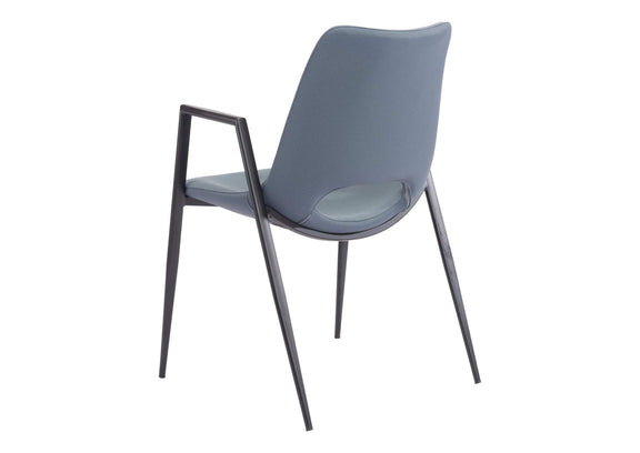 109536 Desi Dining Chair (Set Of 2) Azure Gray