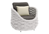 704025 Coral Reef Outdoor Accent Chair Gray