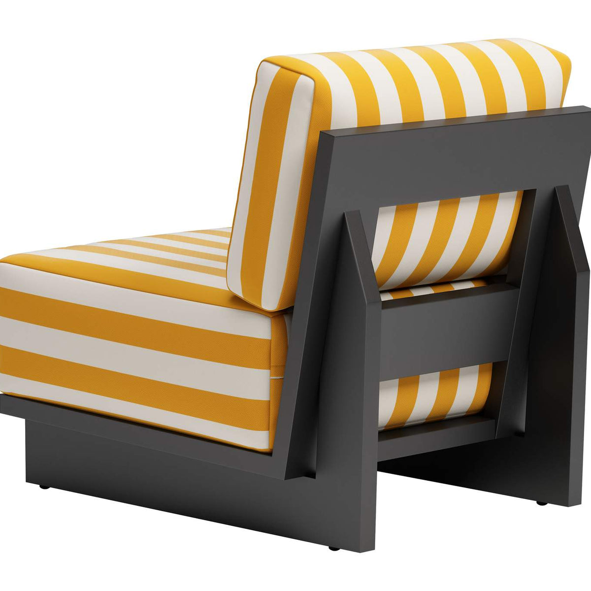 704042 Shoreline Outdoor Accent Chair Yellow