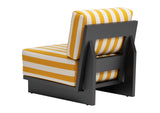 704042 Shoreline Outdoor Accent Chair Yellow