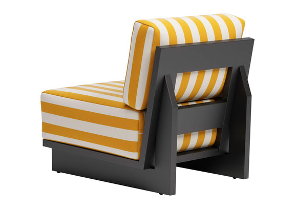 704042 Shoreline Outdoor Accent Chair Yellow