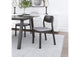 109214 Desdamona Dining Chair (Set Of 2) Gray & Black