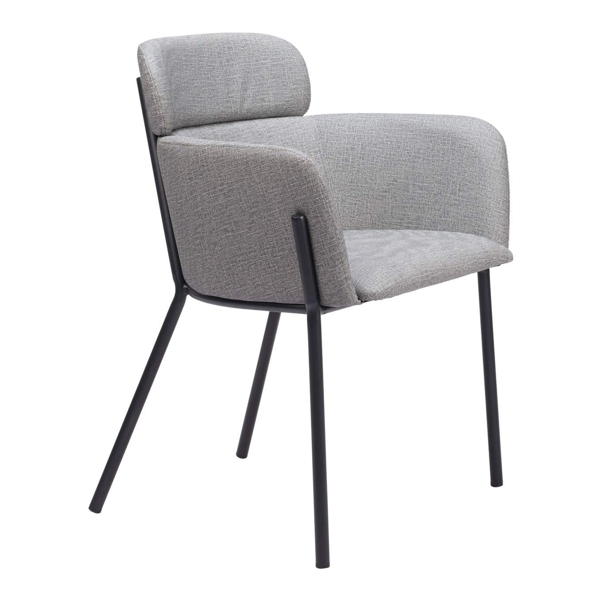 110171 Bremor Dining Chair (Set Of 2) Slate Gray