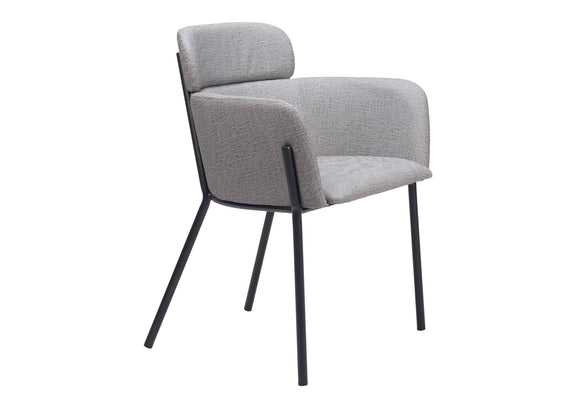 110171 Bremor Dining Chair (Set Of 2) Slate Gray