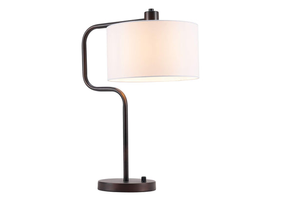 56146 Middlemist Table Lamp White