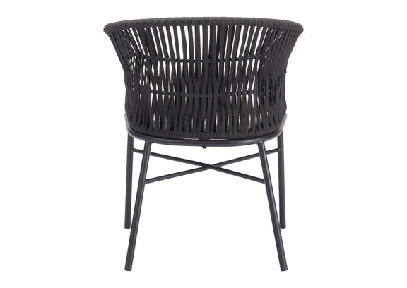 703987 Freycinet Outdoor Dining Chair (Set Of 2) Black