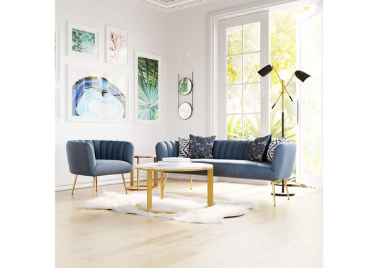101852 Deco Accent Chair Gray