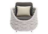 704025 Coral Reef Outdoor Accent Chair Gray