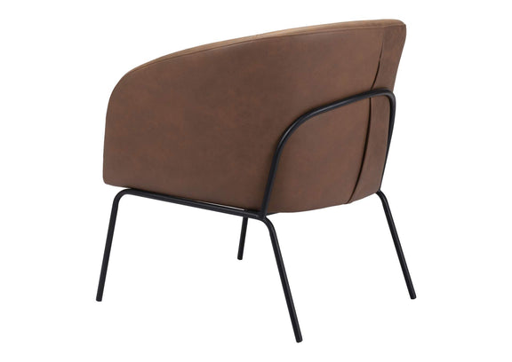 109055 Quinten Accent Chair Vintage Brown