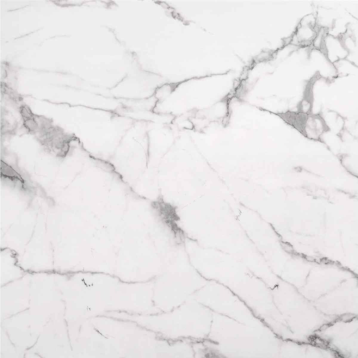 100707 Atlas Dining Table White & Silver