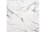 100707 Atlas Dining Table White & Silver