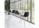 101276 Magnus Barstool (Set Of 2) Black & Silver
