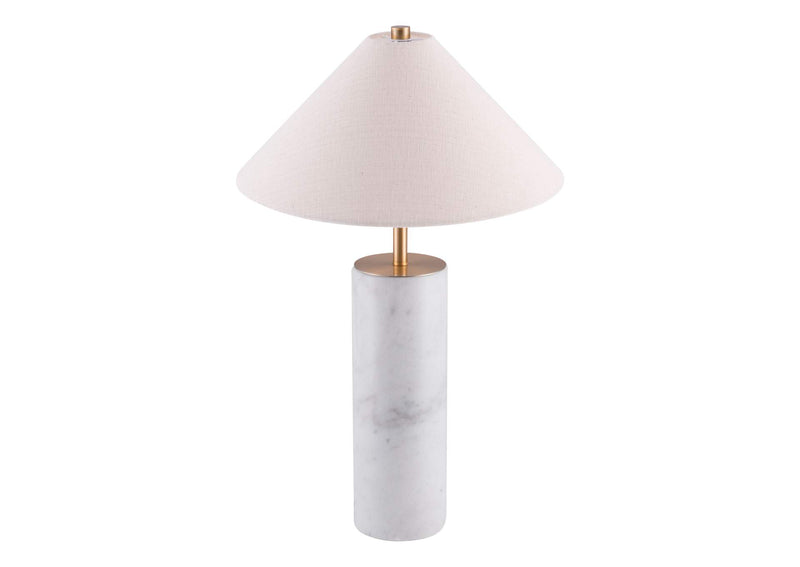 56100 Ciara Table Lamp Beige & White
