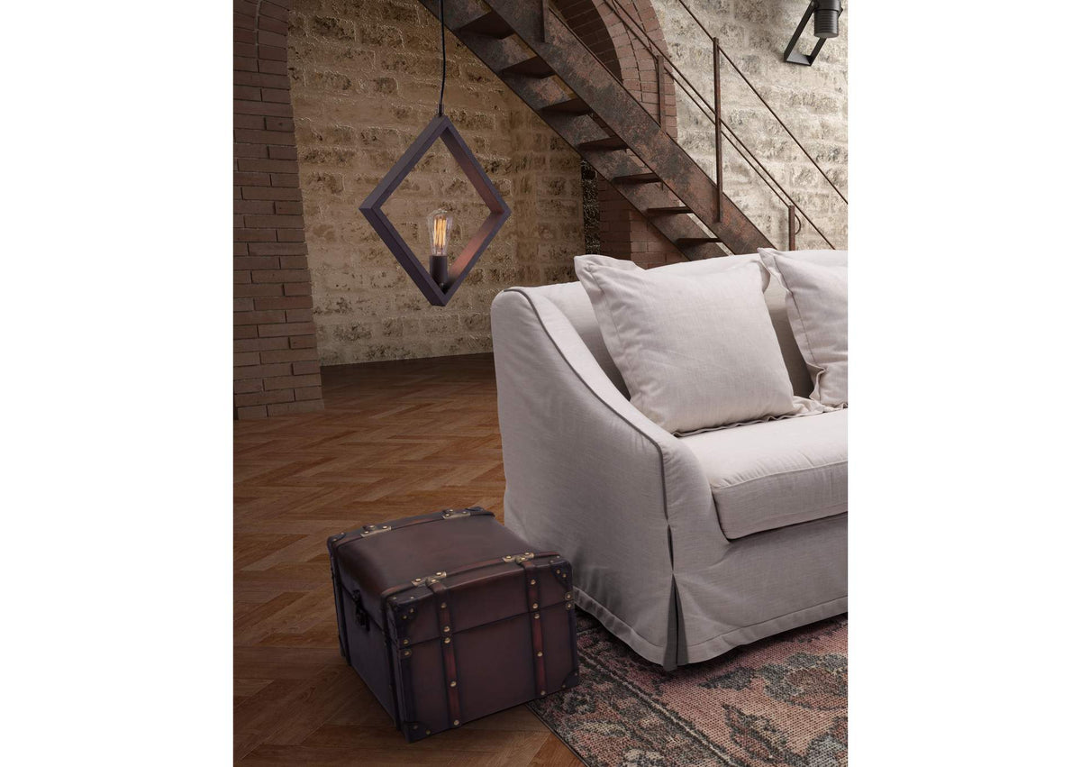 98417 Rotorura Ceiling Lamp Rust