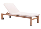 703980 Cozumel Outdoor Lounge Chair Beige & Natural