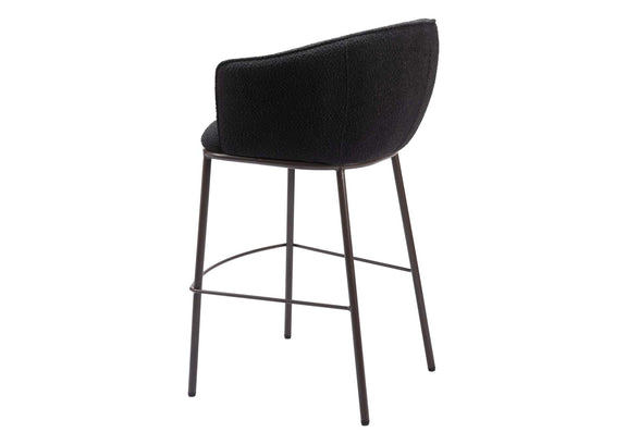 109810 Essen Barstool Black & Bronze