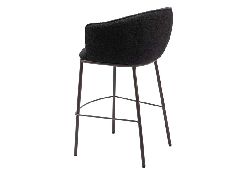109810 Essen Barstool Black & Bronze