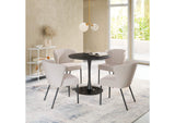 109678 Aimee Dining Chair (Set Of 2) Beige