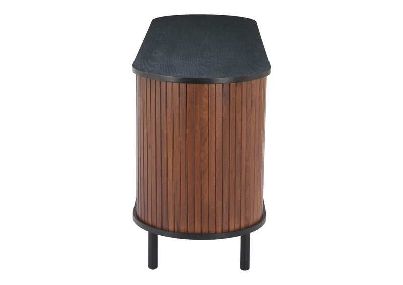 110296 Koriana Sideboard Black & Walnut
