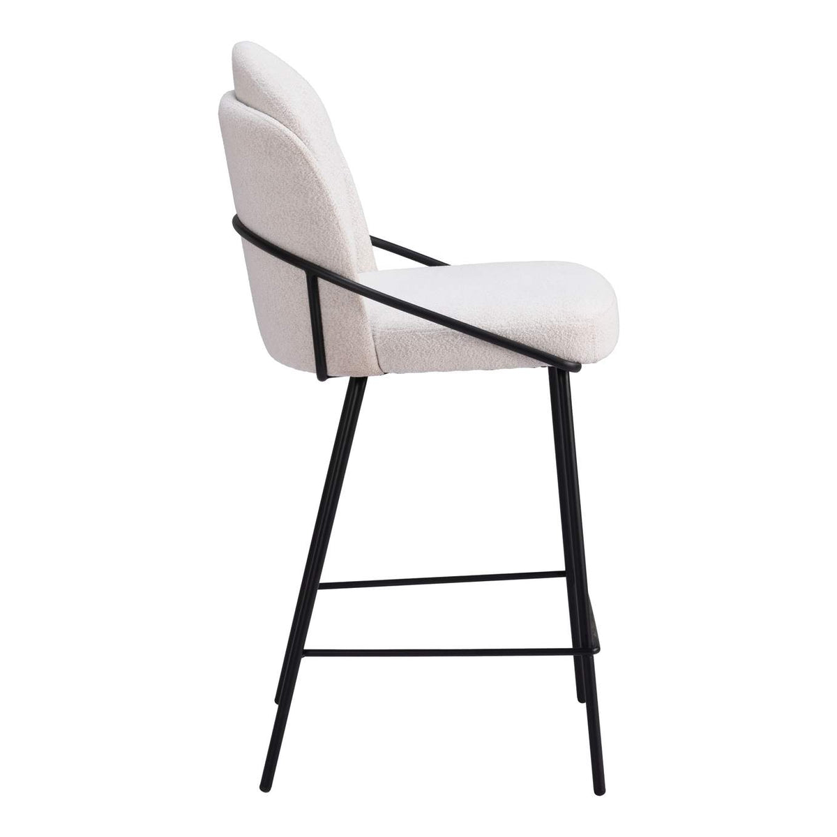 109967 Jambi Counter Stool (Set Of 2) Ivory