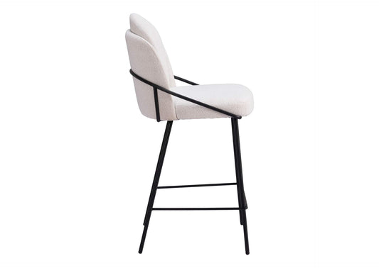 109967 Jambi Counter Stool (Set Of 2) Ivory