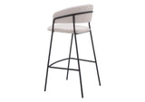 109673 Josephine Barstool (Set Of 2) Cream