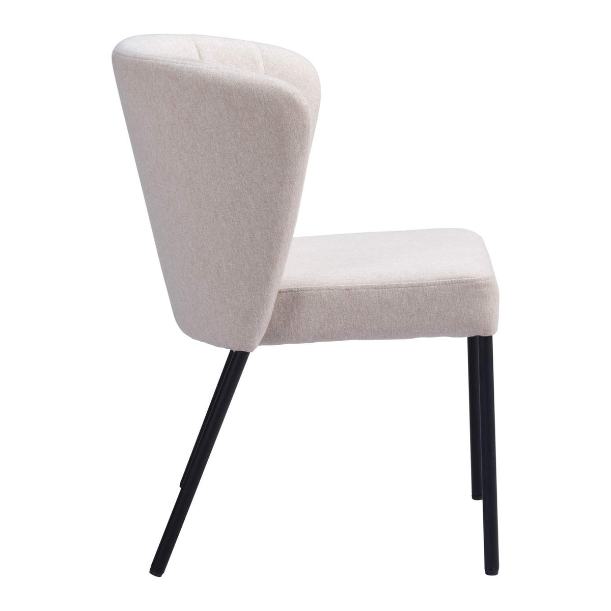 109678 Aimee Dining Chair (Set Of 2) Beige