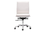 215219 Lider Plus Armless Office Chair White