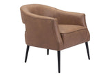 109051 Berkeley Accent Chair Vintage Brown