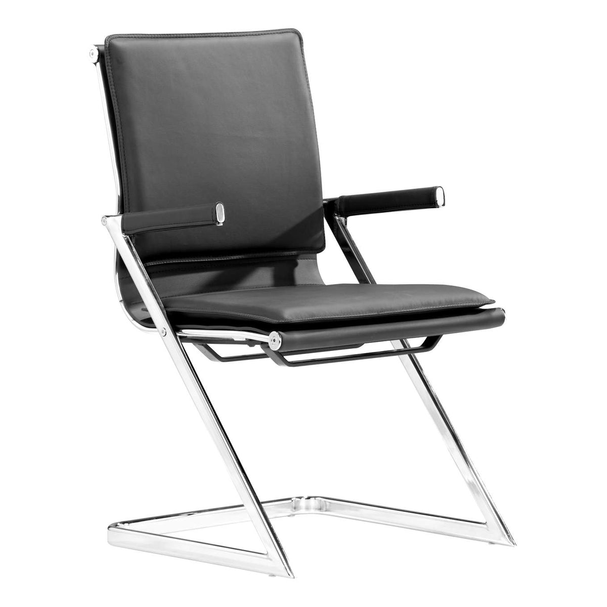 215210 Lider Plus Conference Chair (Set Of 2) Black