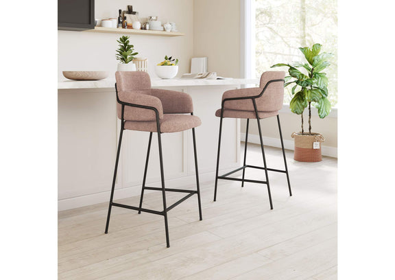 109668 Marcel Barstool (Set Of 2) Brown