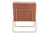109520 Dallas Accent Chair Vintage Brown