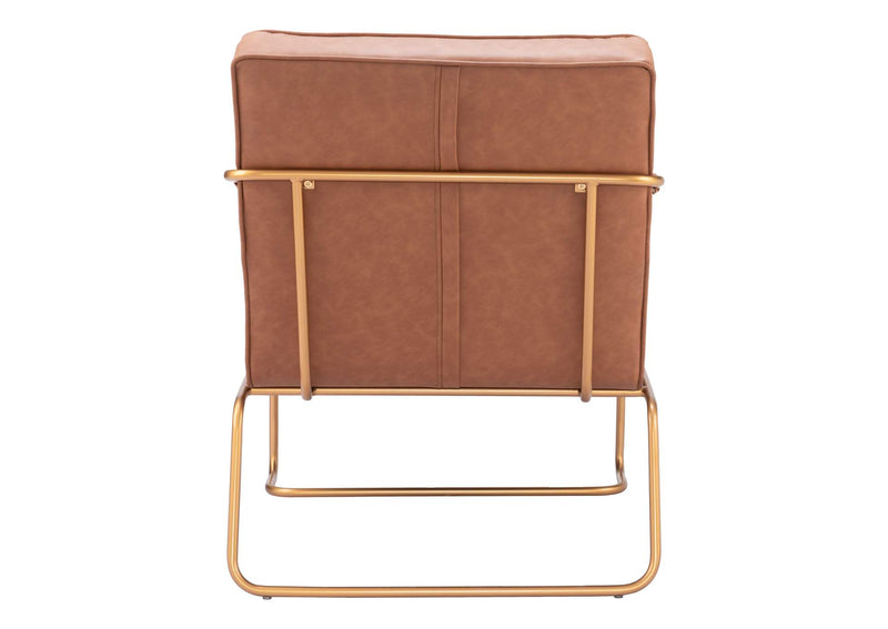 109520 Dallas Accent Chair Vintage Brown