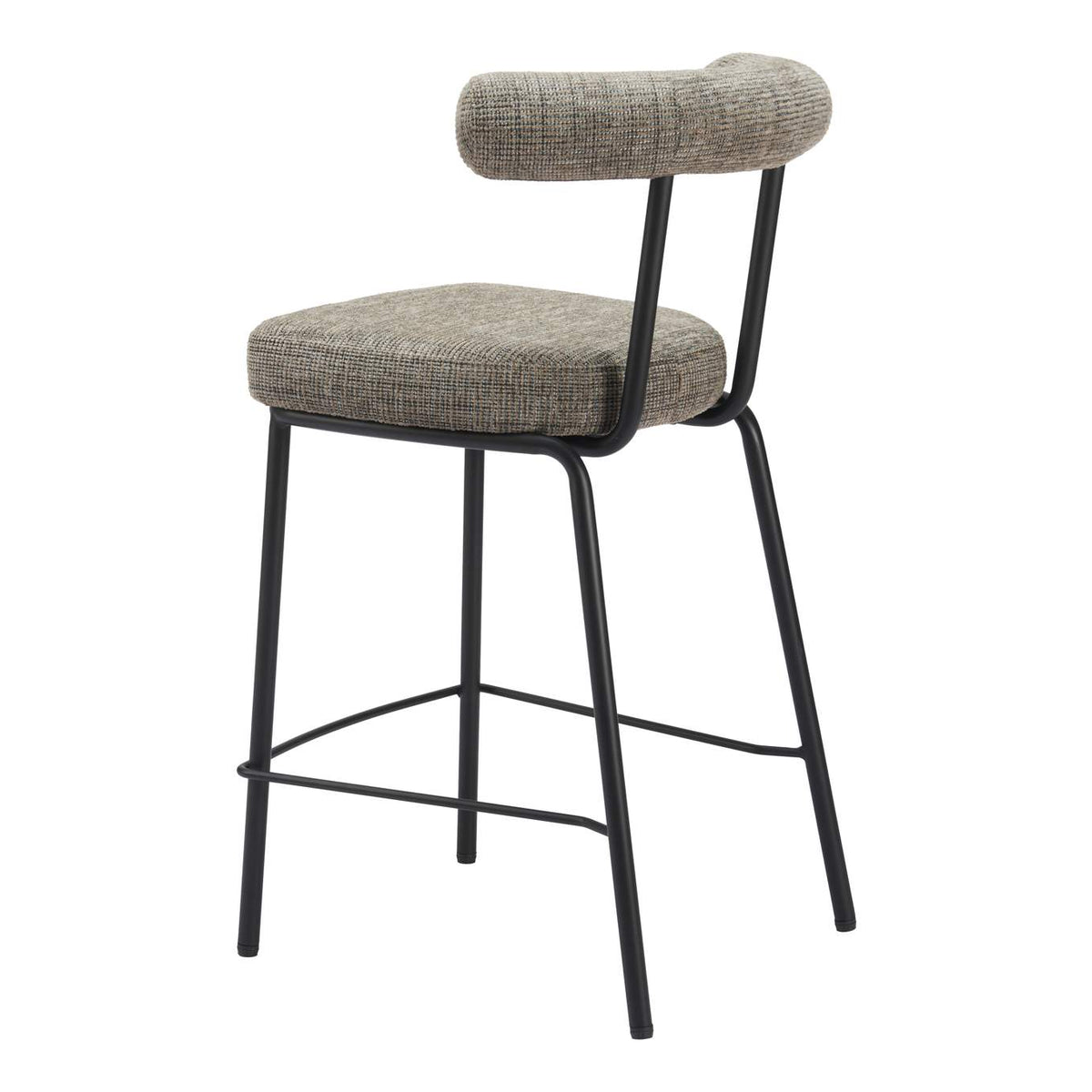 110099 Kede Counter Stool Green Tweed