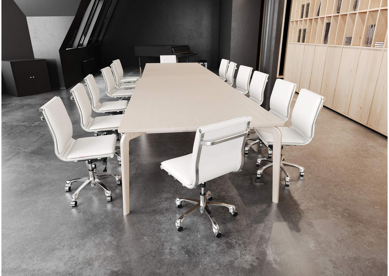 215219 Lider Plus Armless Office Chair White