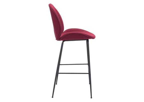 101742 Miles Barstool Red