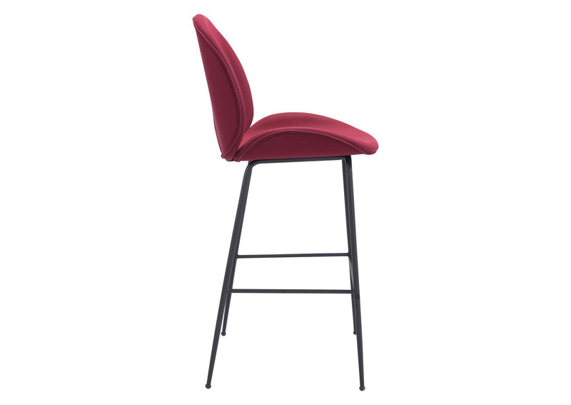 101742 Miles Barstool Red
