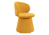 110203 Oblic Swivel Dining Chair Orange