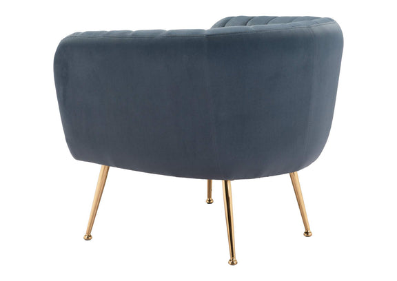 101852 Deco Accent Chair Gray
