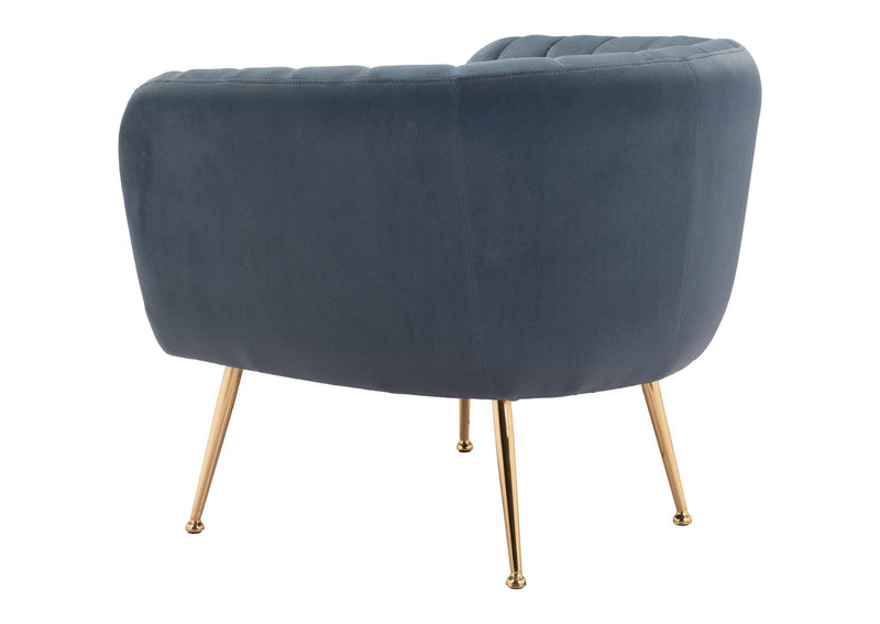 101852 Deco Accent Chair Gray
