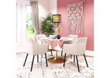109400 Adage Dining Chair (Set Of 2) Beige