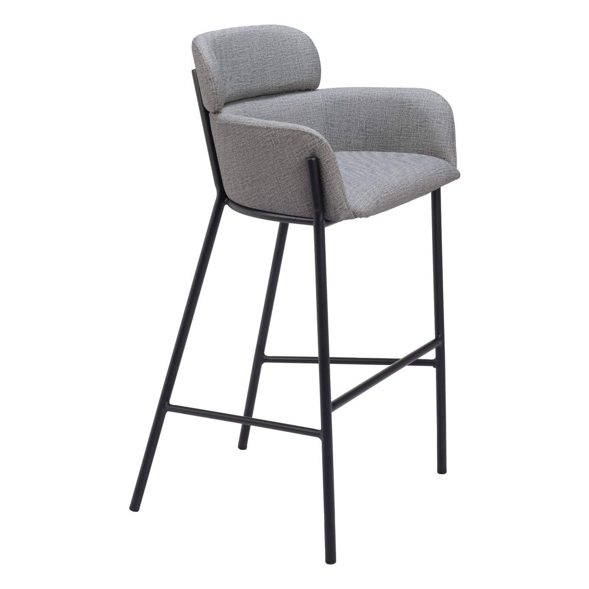 110173 Bremor Barstool Slate Gray
