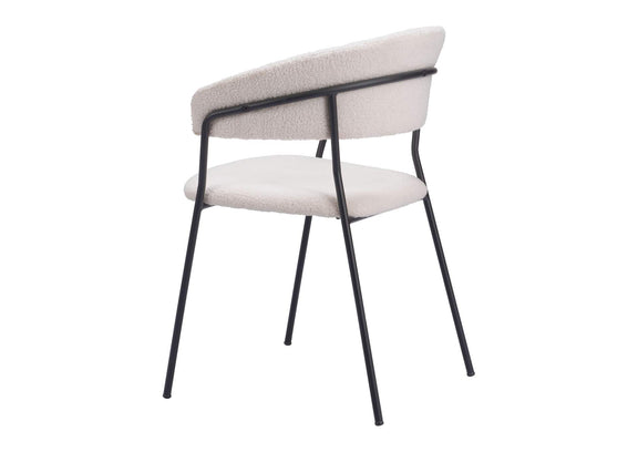 109669 Josephine Dining Chair (Set Of 2) Cream