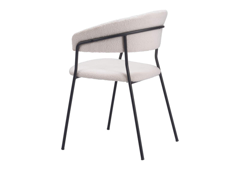 109669 Josephine Dining Chair (Set Of 2) Cream