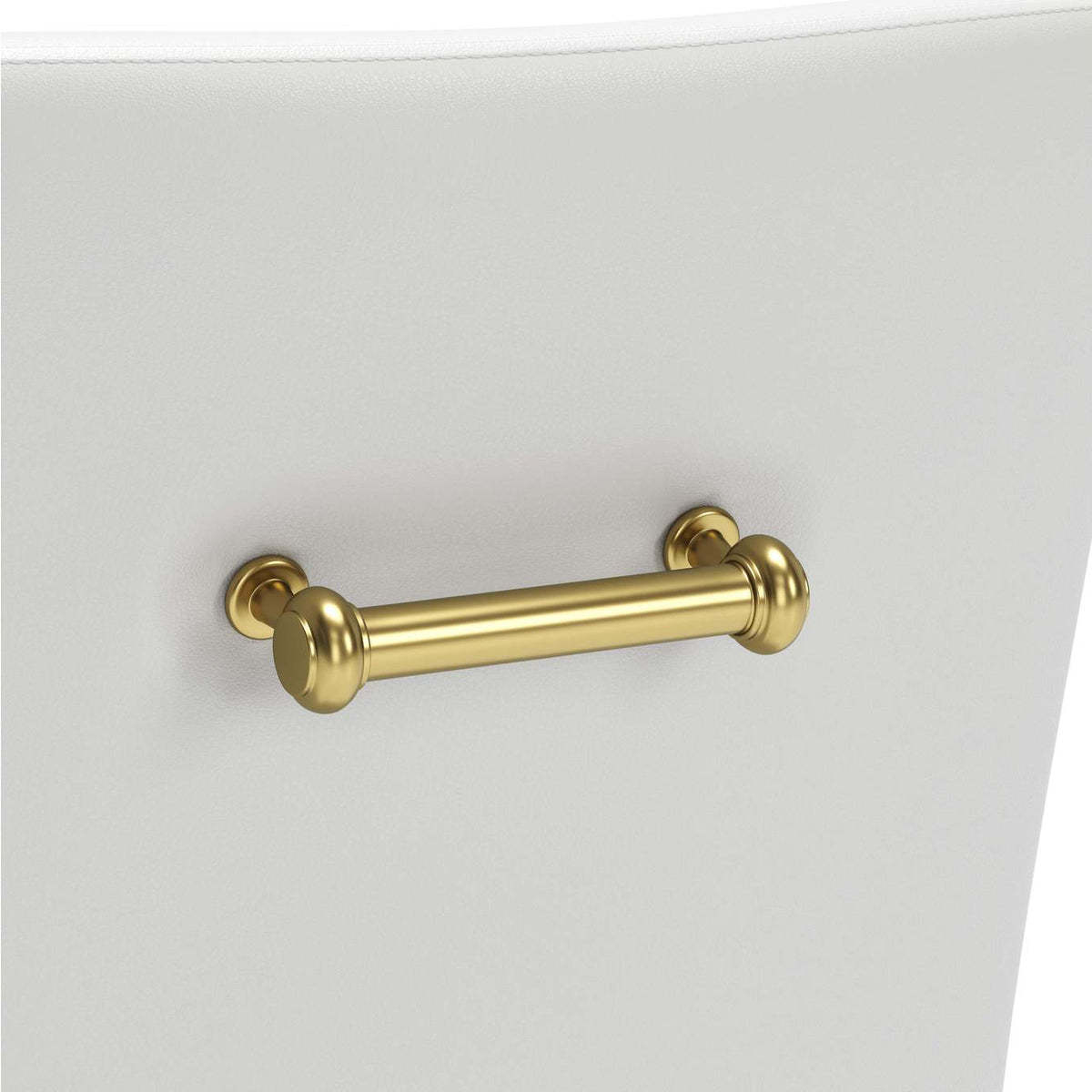109714 Maxine Dining Chair White & Gold